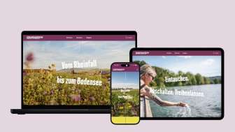 Webseite: Banner im Menü